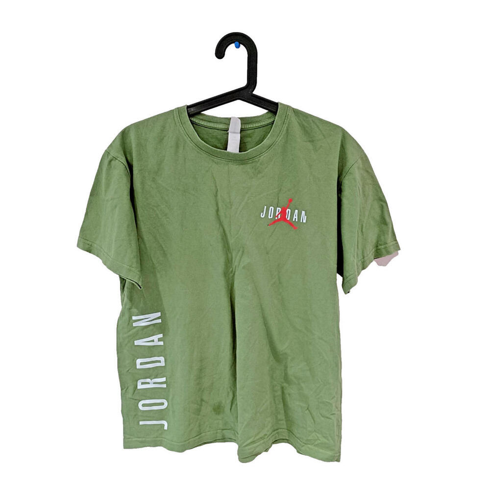 Jordan T-Shirt Men M Green Caribbean seal Regular Fit M7